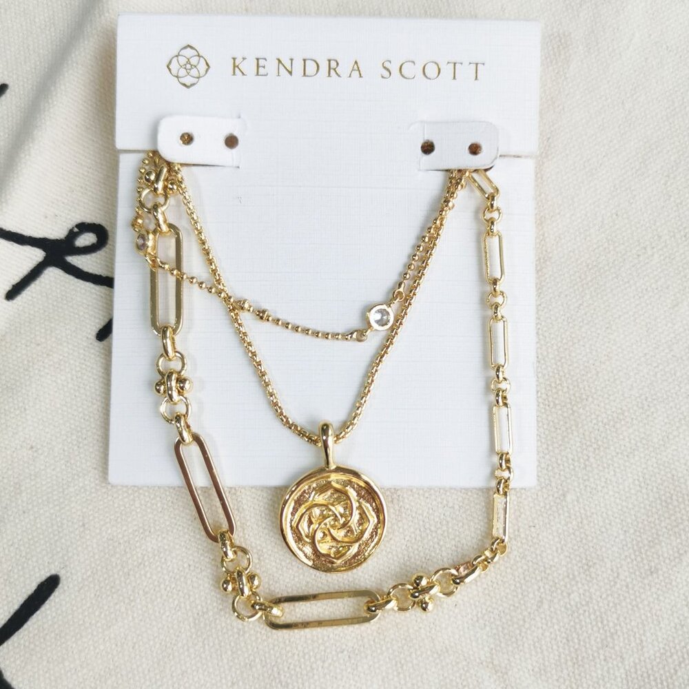 Kendra Scott Gold Pendant Necklace